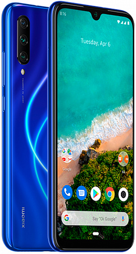 Смартфон Xiaomi Mi A3 4/64Gb (синий)